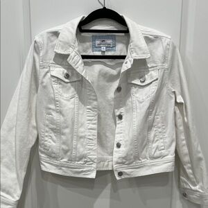 Southern Tide Classic White Jean Jacket